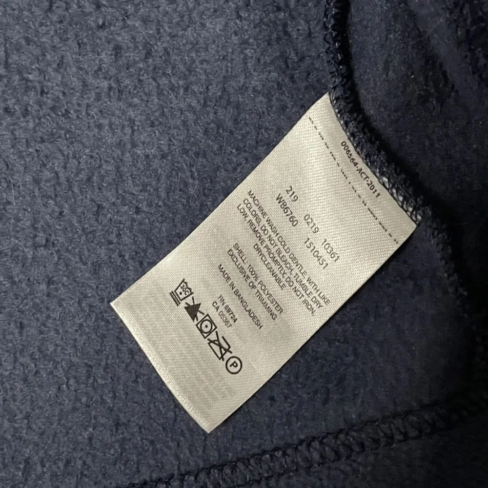 Columbia Fleece Jacket Youth Boys XL Blue Steens Mountain II Mock Neck Full Zip
